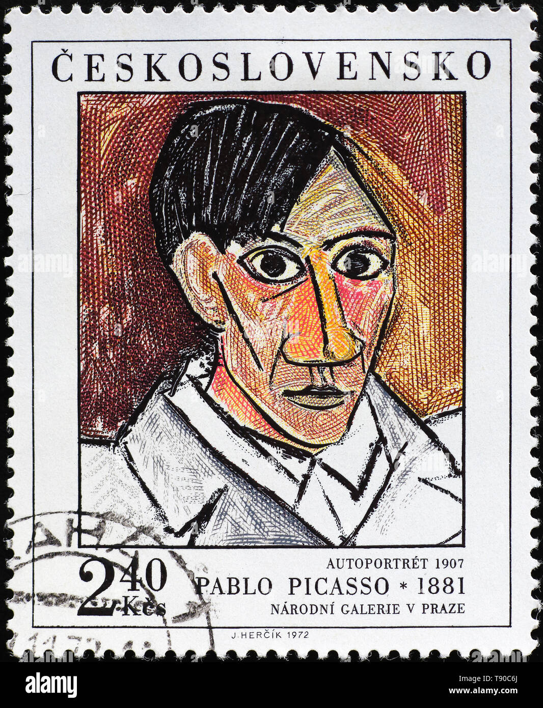 painting STAMPS パブロ.ピカソ 記念切手