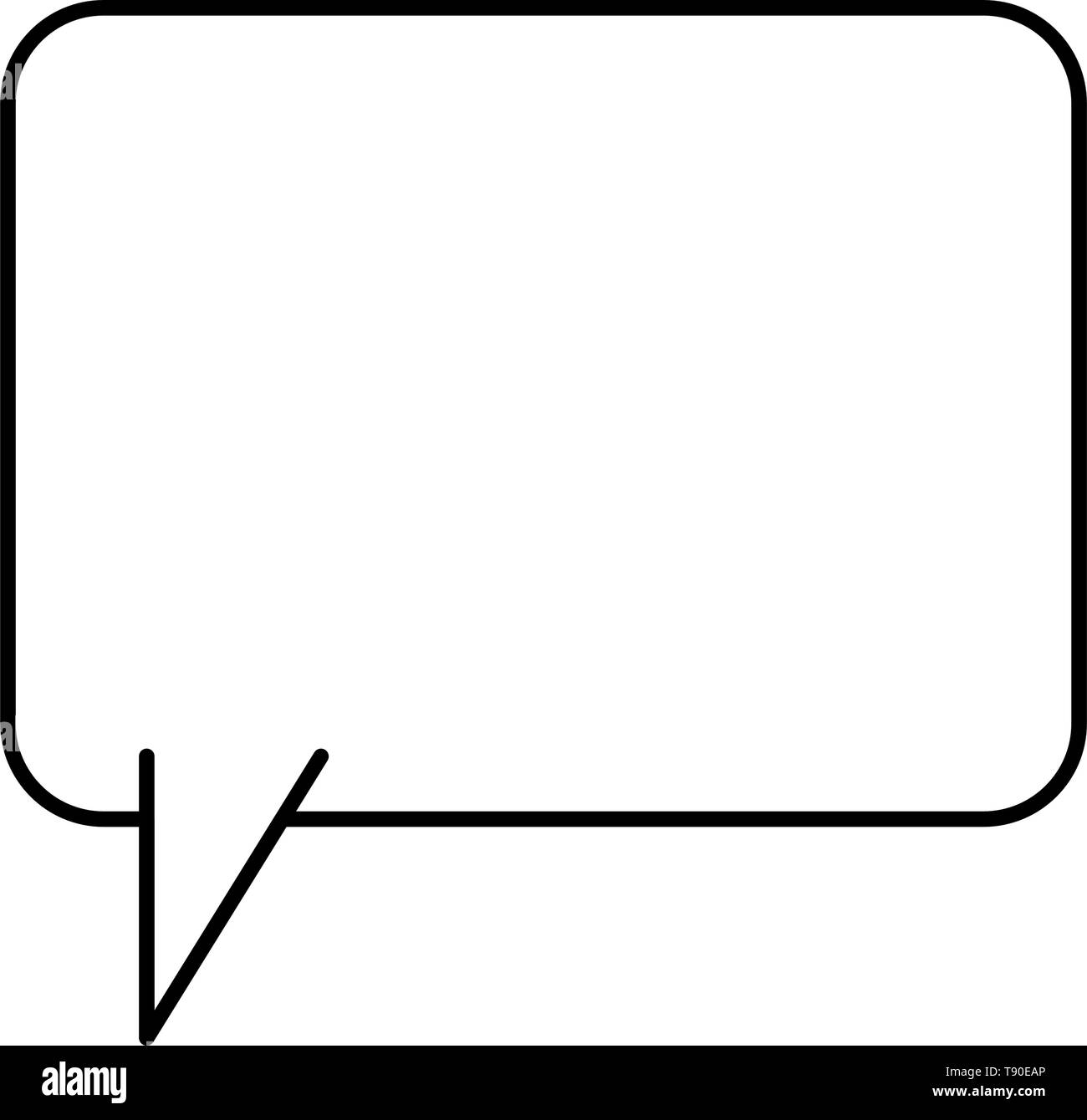 speech bubble with white background Stock Vector Image & Art - Alamy