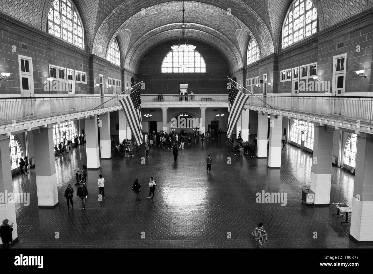 Ellis Island New York Stock Photo