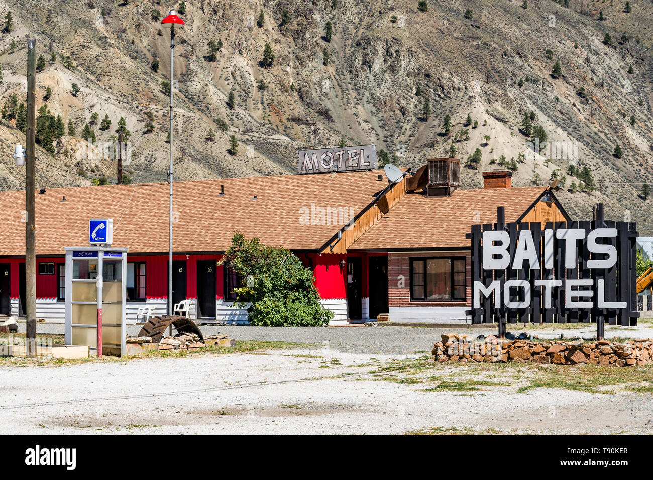 Baits Motel, Spences Bridge, British Columbia, Canada Stock Photo Alamy