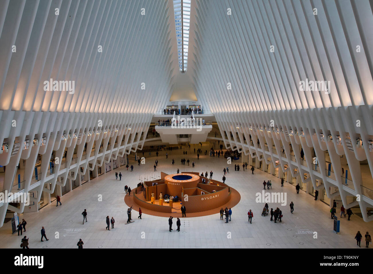 The Occulus at World Trade Centre New York Stock Photo
