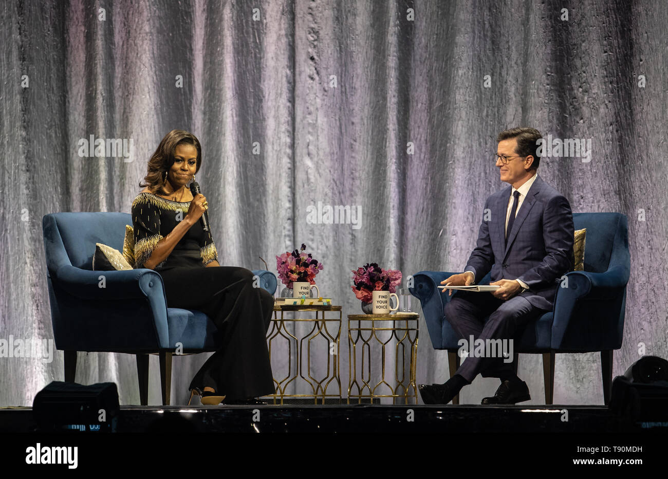 Becoming: An Intimate Conversation with Michelle Obama held at The O2 ...