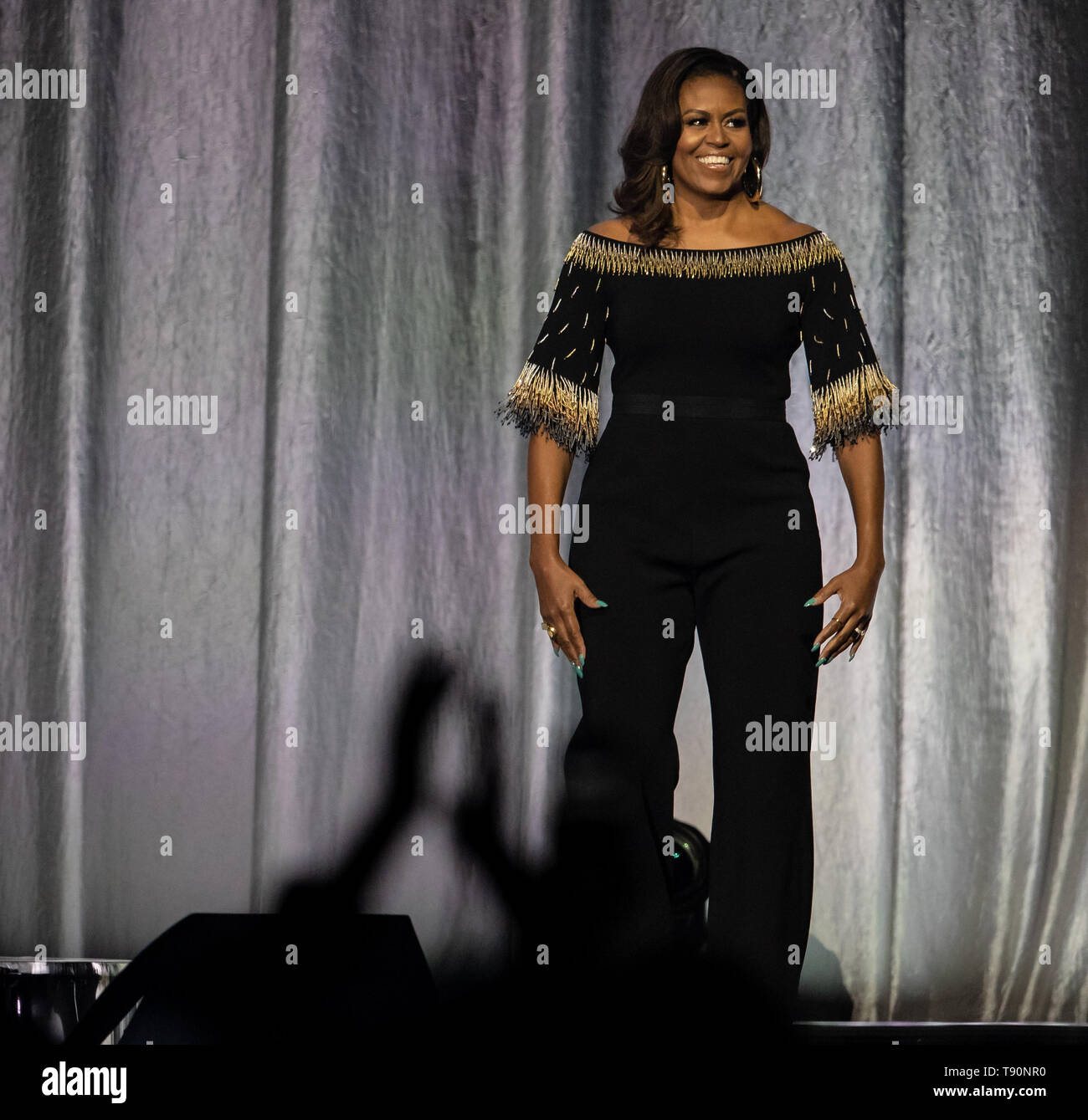 Becoming: An Intimate Conversation with Michelle Obama held at The O2 ...