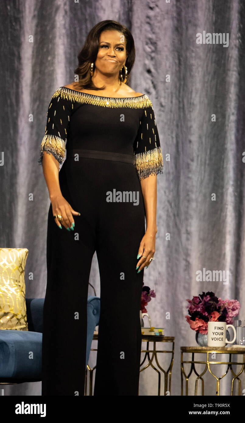 Becoming: An Intimate Conversation with Michelle Obama held at The O2 ...