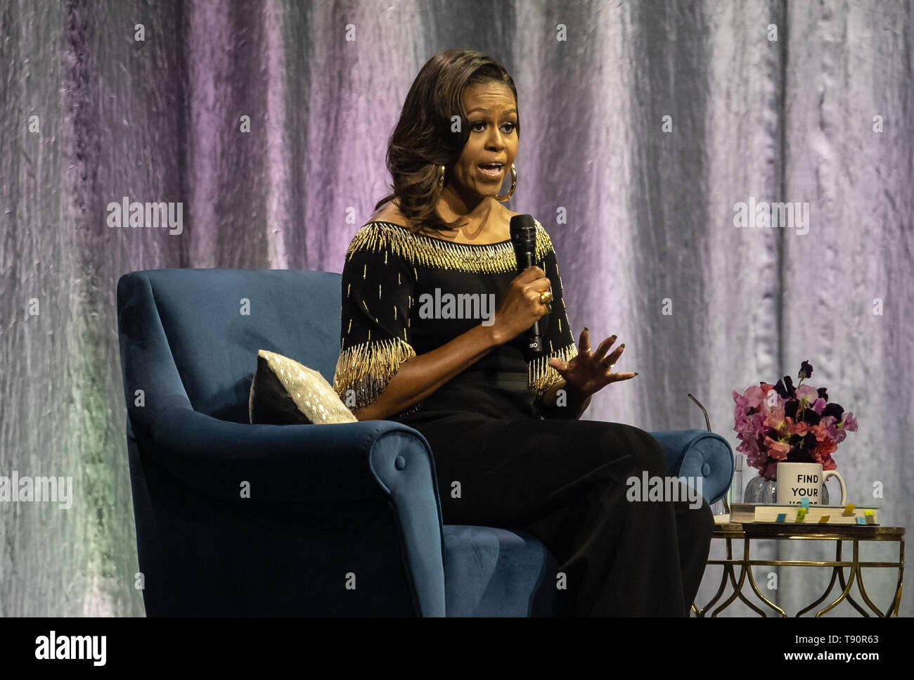 Becoming: An Intimate Conversation with Michelle Obama held at The O2 ...
