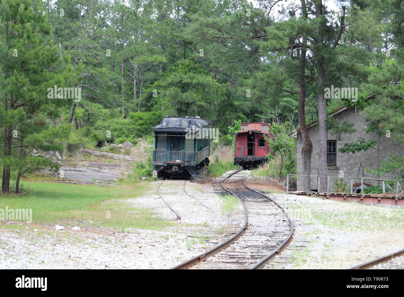 stone mountain park Georgia train Stock Photo - Alamy