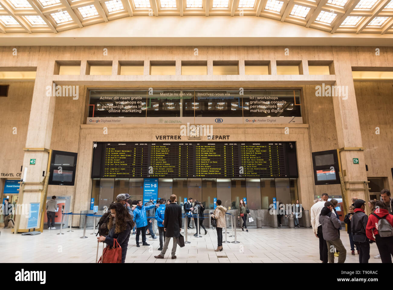Der Br sseler Hauptbahnhof franz sisch Gare De Bruxelles Central der-br-sseler-hauptbahnhof-franz-sisch-gare-de-bruxelles-central