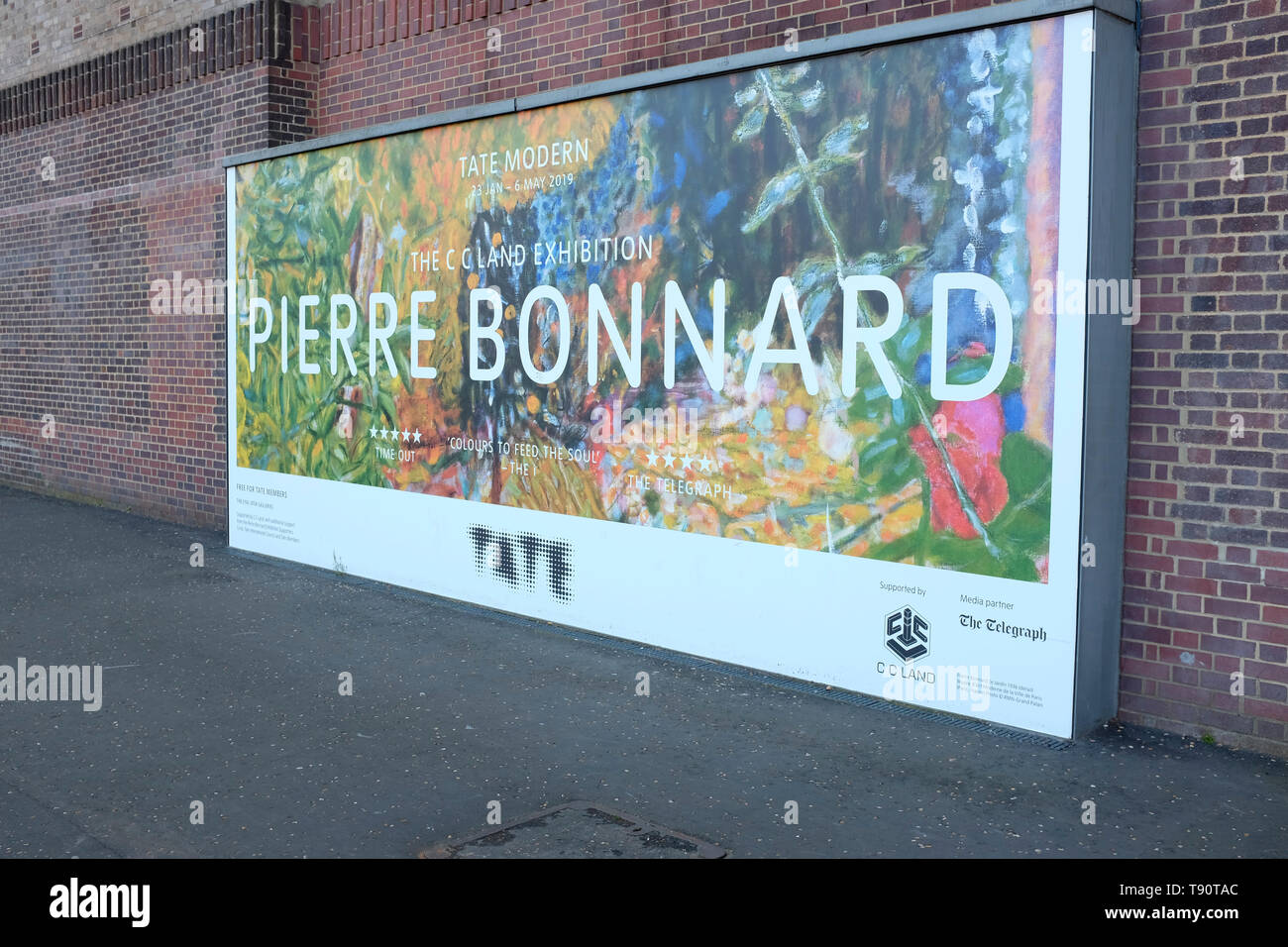 Artist Pierre Bonnard at the Tate, London, UK. Stock Photo
