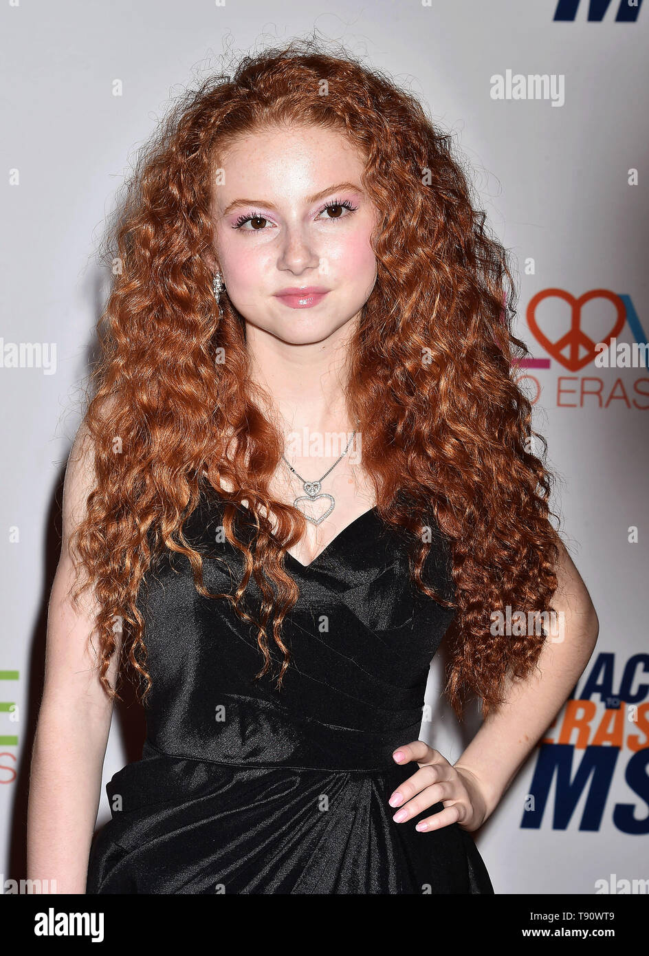 BEVERLY HILLS, CA - MAY 10: Francesca Capaldi  attends the 26th Annual Race to Erase MS Gala at The Beverly Hilton Hotel on May 10, 2019 in Beverly Hills, California. Stock Photo