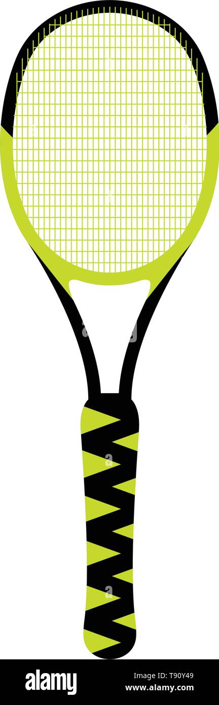 Isolated tennis racket on white background Stock Vector Image & Art - Alamy