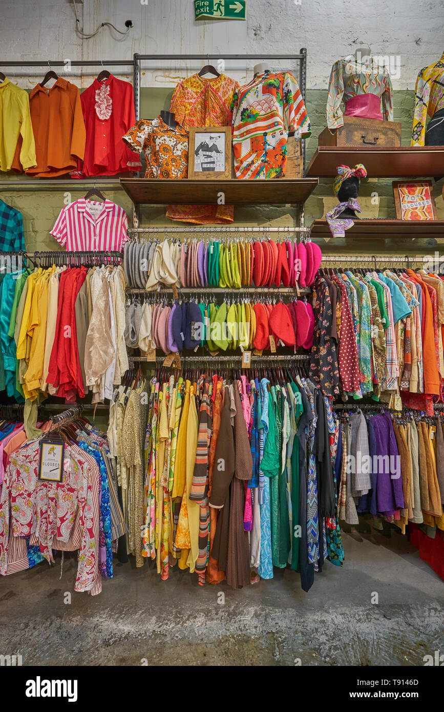 beyond retro vintage clothes store brick lane Stock Photo Alamy