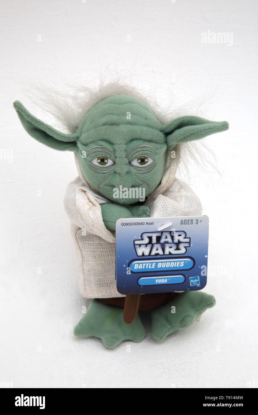 Star Wars Battle Buddies Yoda Toy Stock Photo