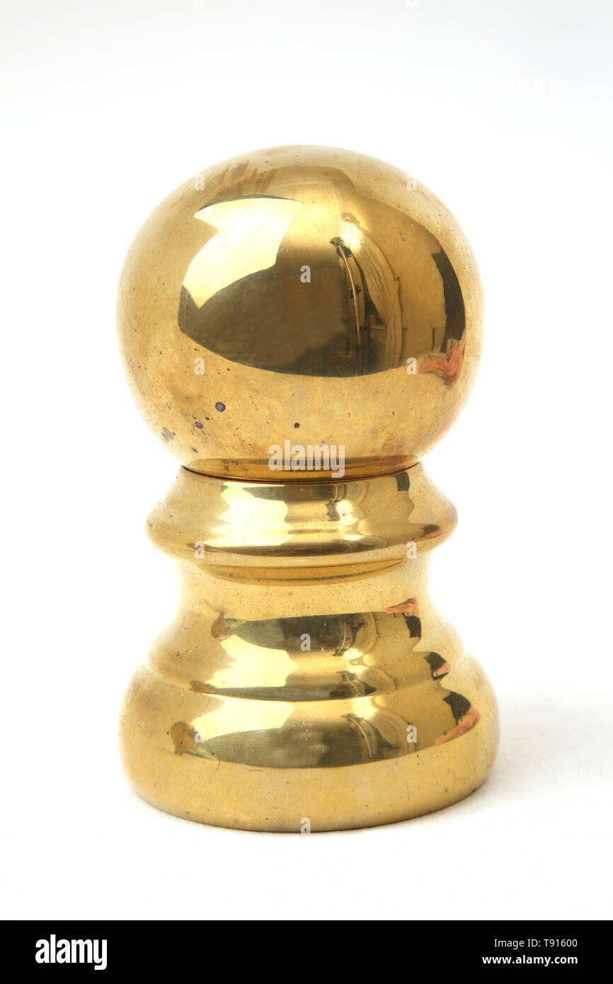 Victorian Brass Bed Knob Stock Photo Alamy