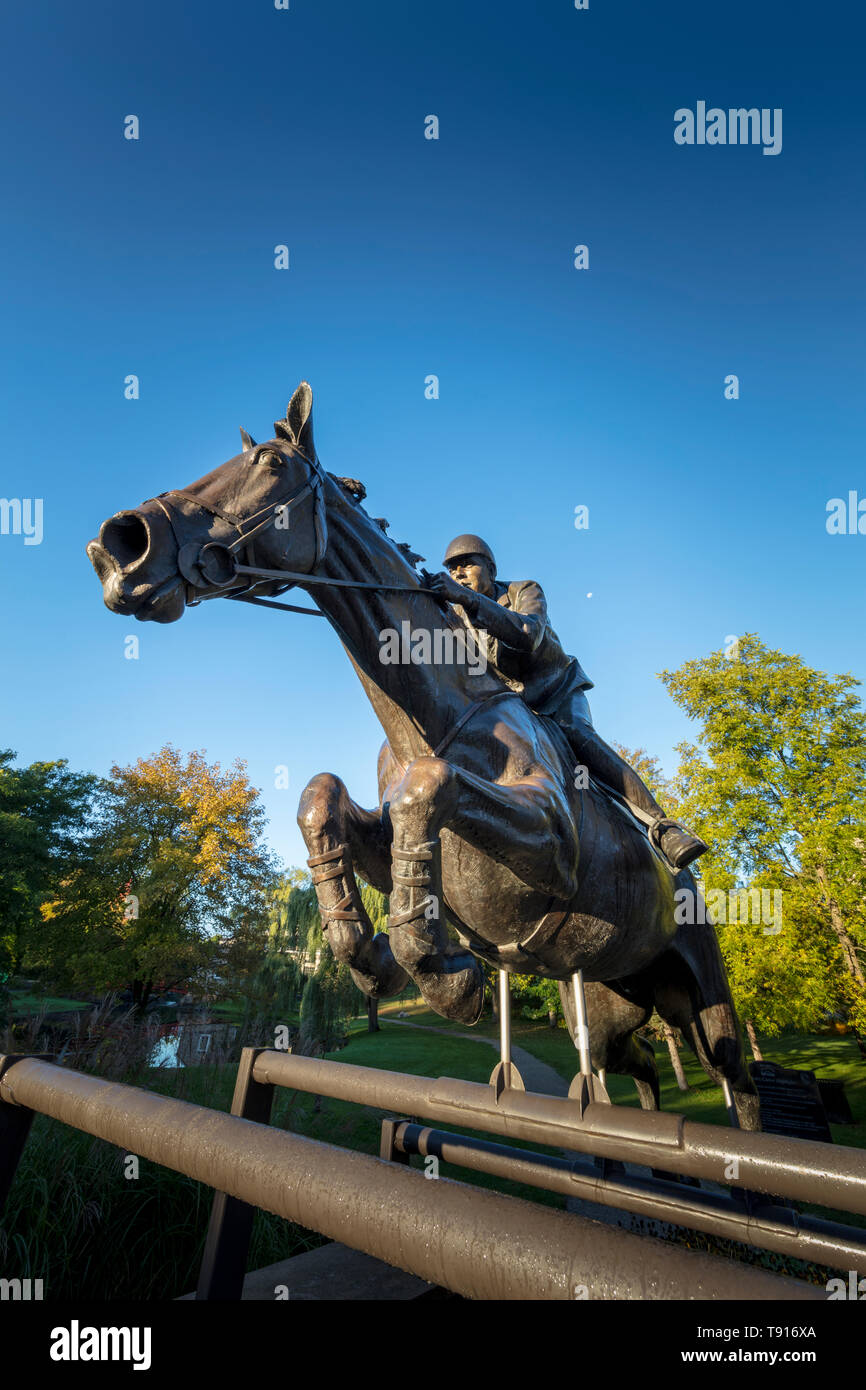 Bronze Statue Horse Rider High Resolution Stock Photography and Images