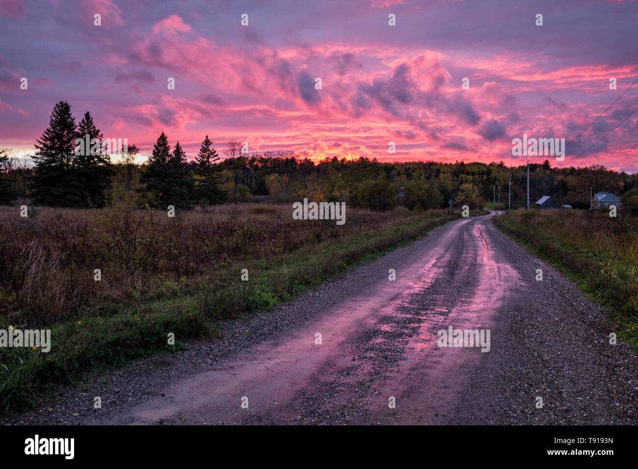 Northern ontario sunset hi-res stock photography and images - Alamy