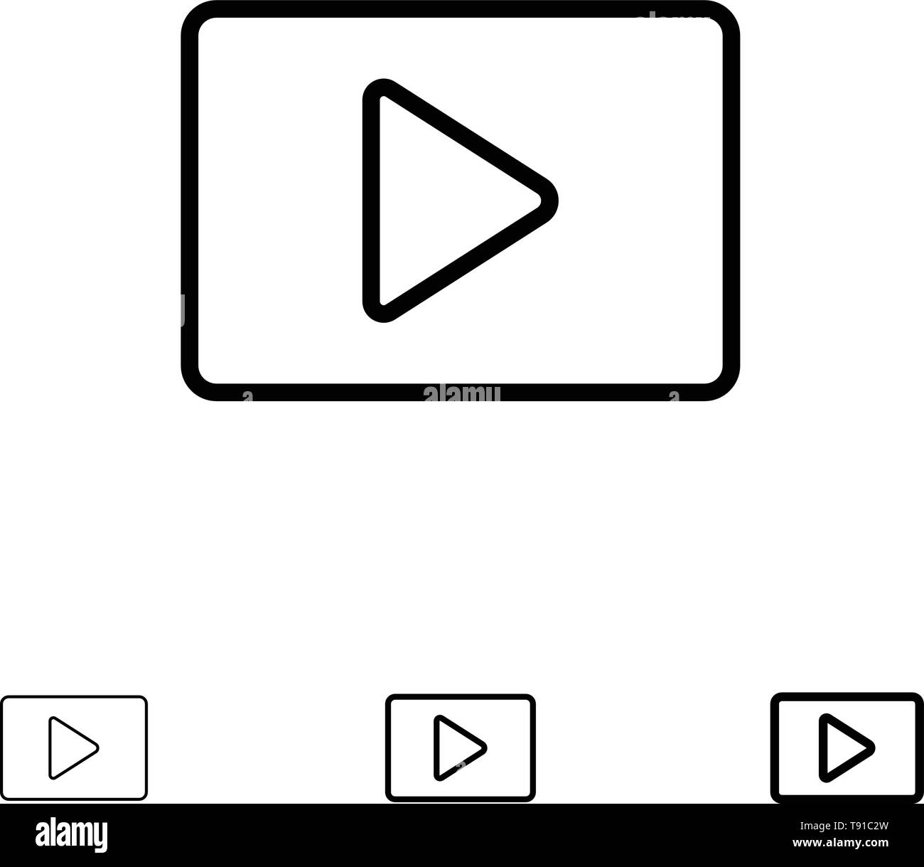 black youtube video player