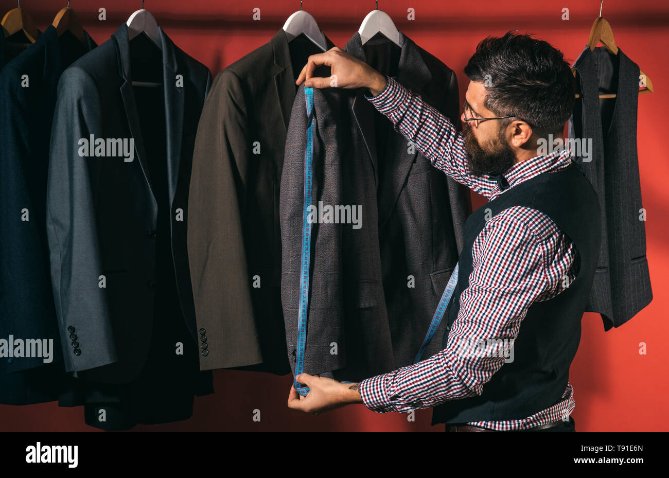 Talking about fashion. sewing mechanization. business dress code