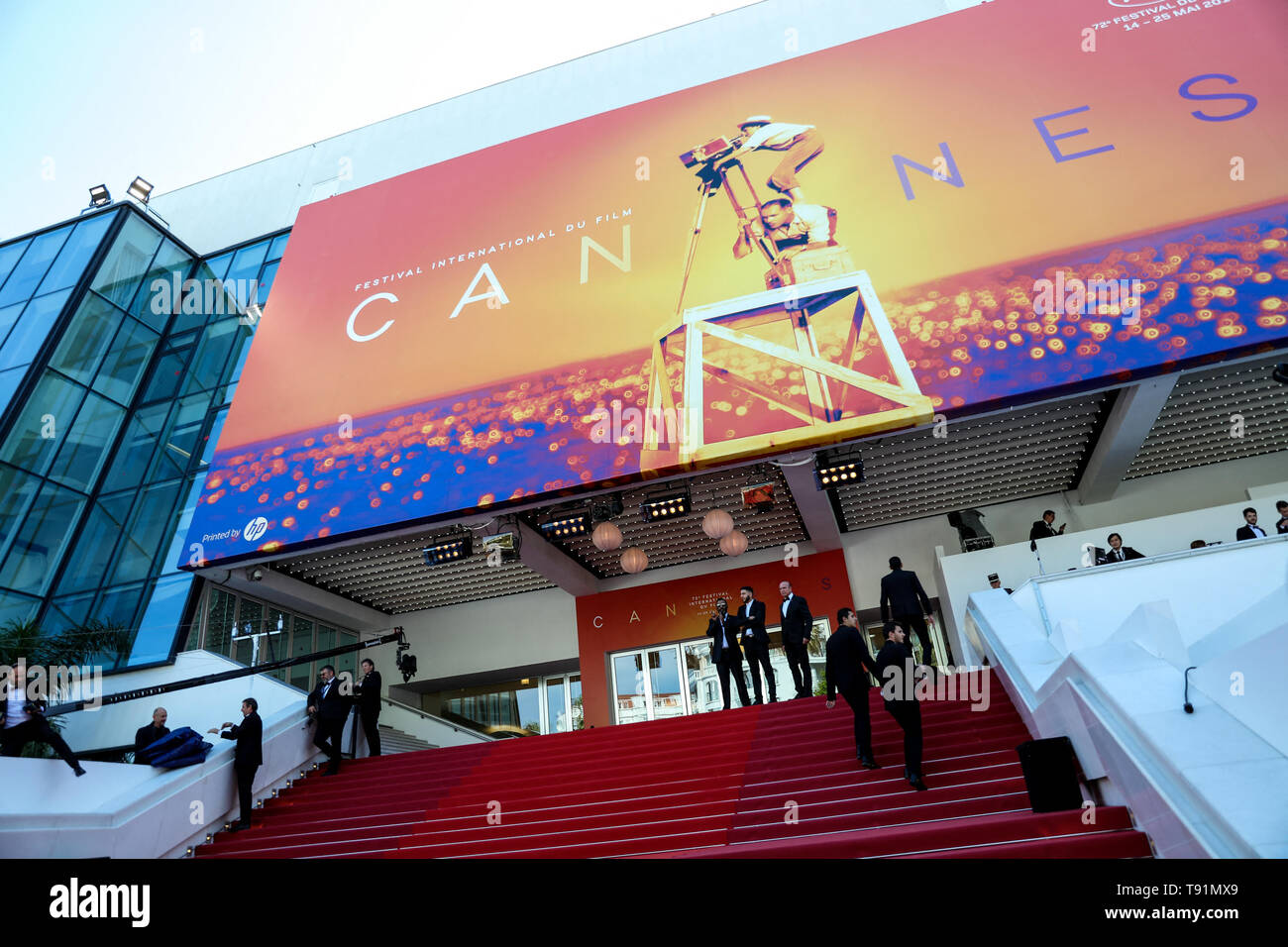 Cannes. 15th May, 2019. The Stairs during the premiere of " LES MISÉRABLES  " during the 2019 Cannes Film Festival on May 15, 2019 at Palais des  Festivals in Cannes, France. (