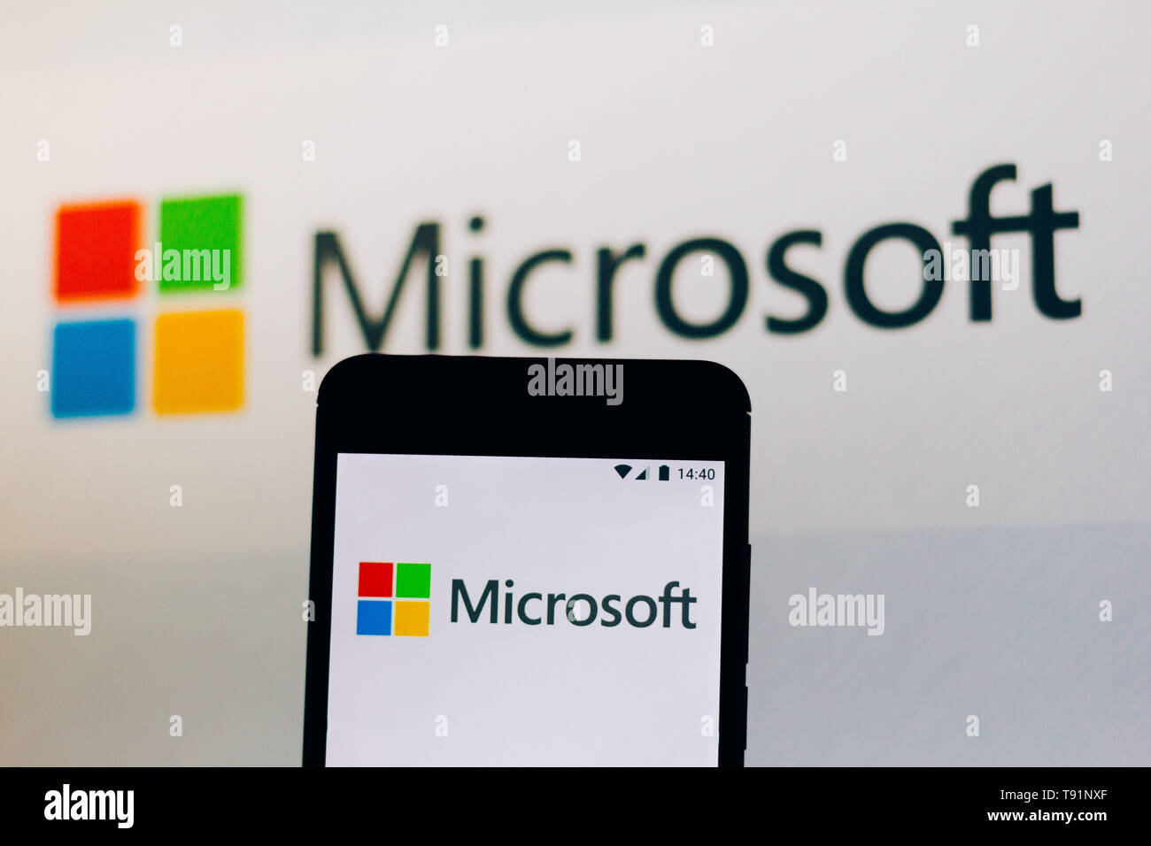 Logo de microsoft news hires stock photography and images Alamy