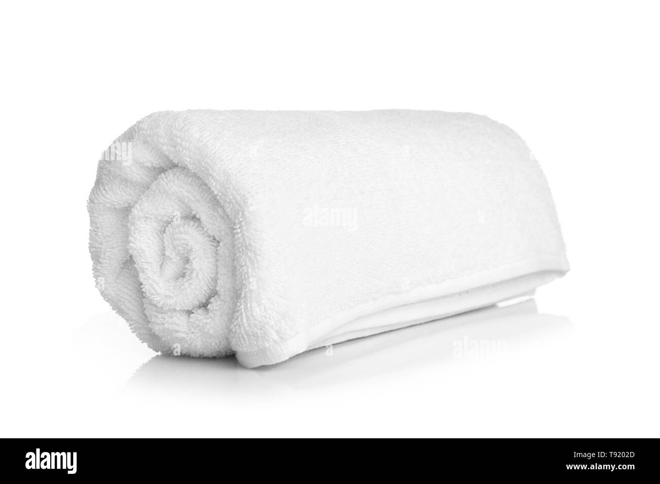 White Rolled Towels on Wooden Countertop Spa Beauty Body Care Hygiene  Procedure at Bathroom. Blurred Background Stock Image - Image of sunny,  laundry: 263770707