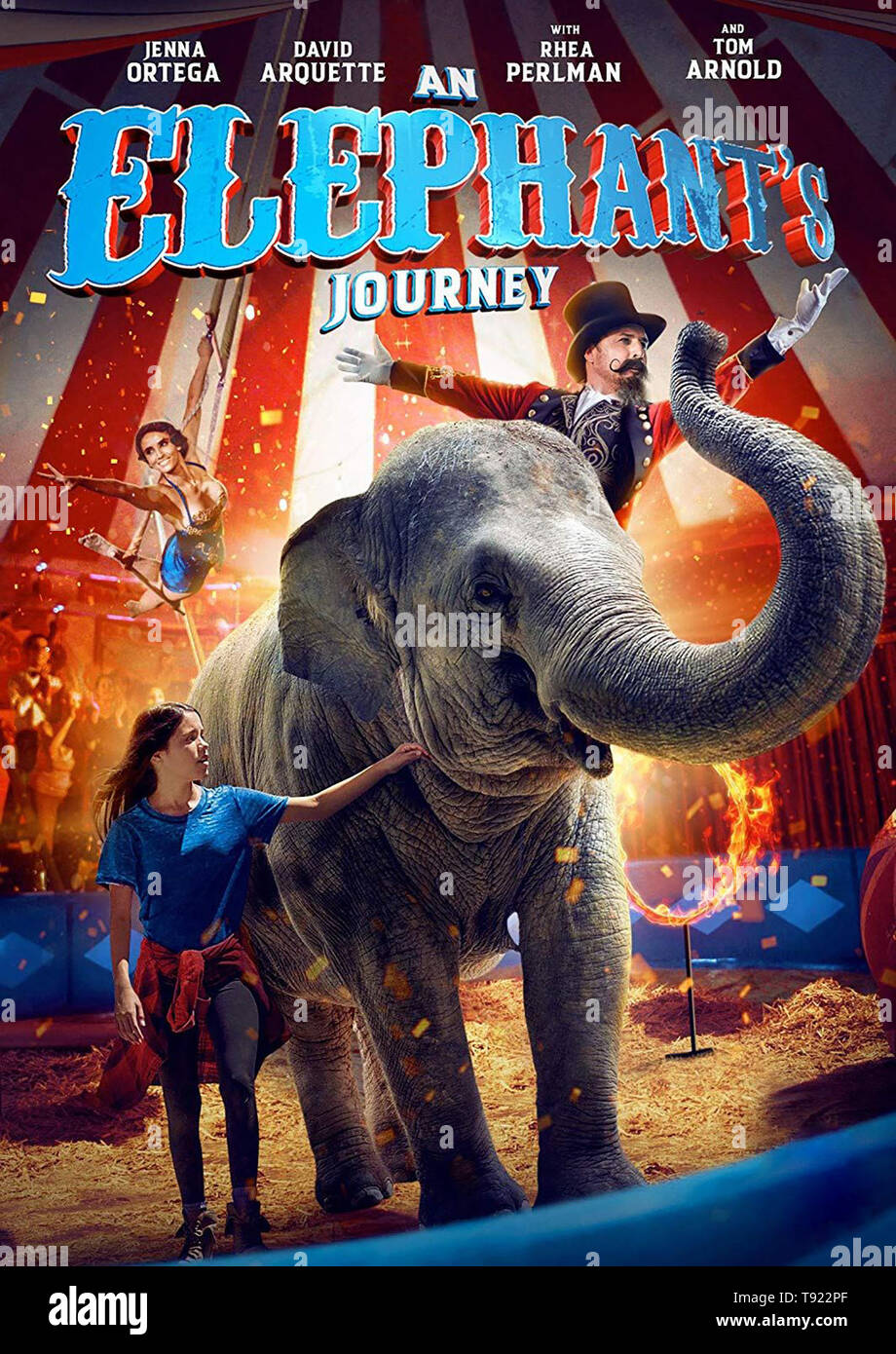 AN ELEPHANT'S JOURNEY, (aka SAVING FLORA), poster, top from left