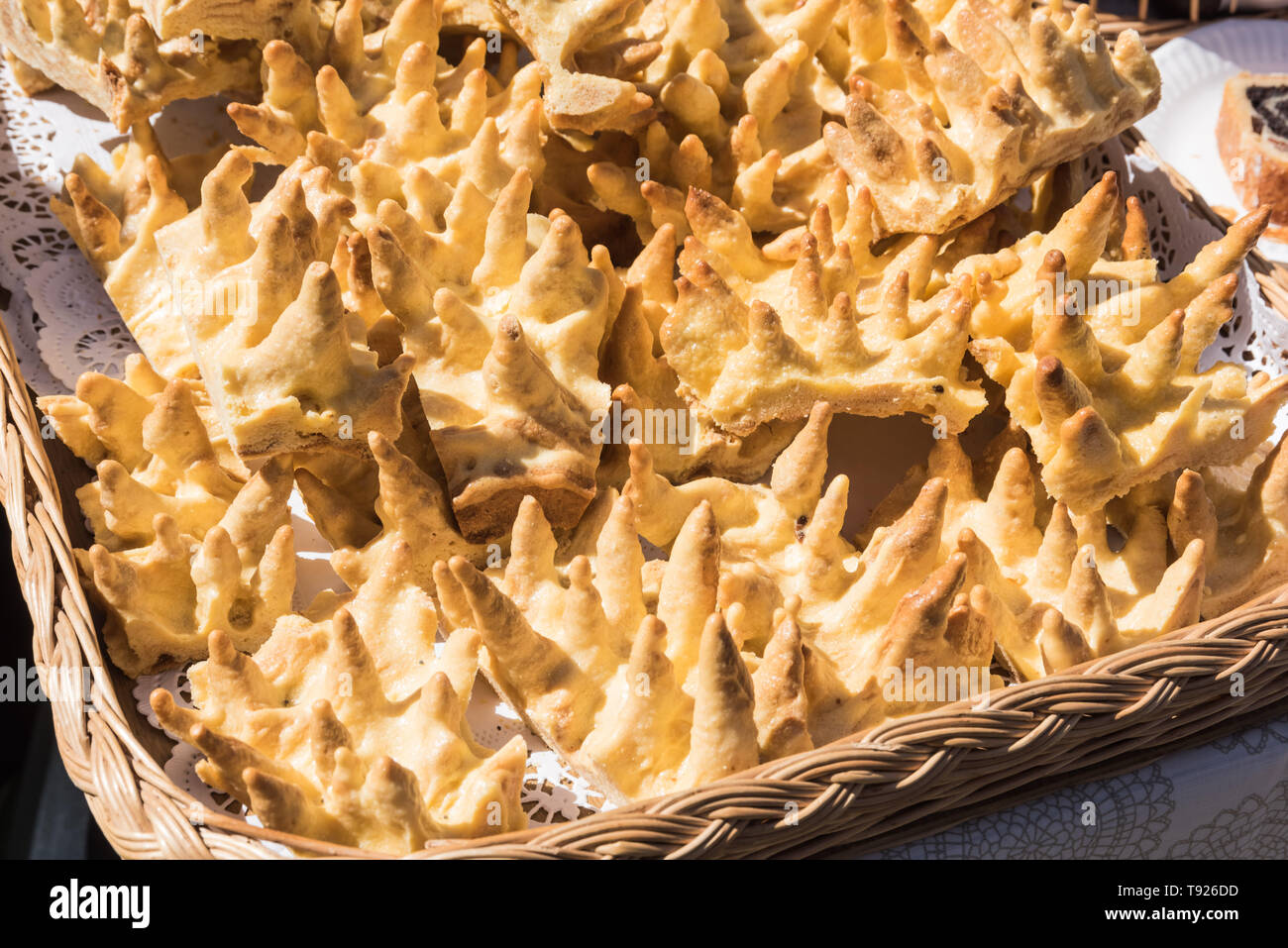 Baumkuchen Stock Photo