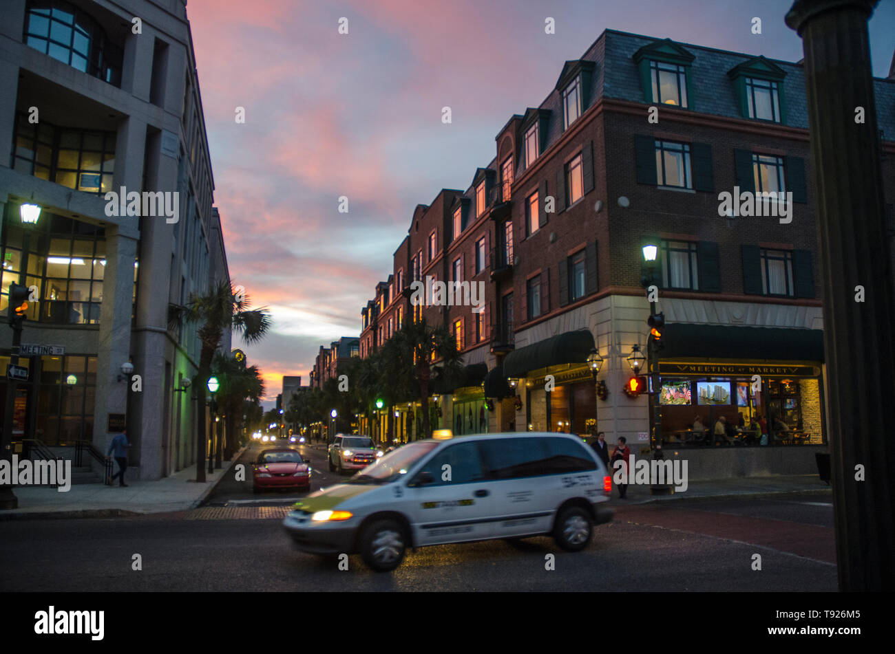 Downtown in Historic Charleston, South Carolina Stock Photo Alamy