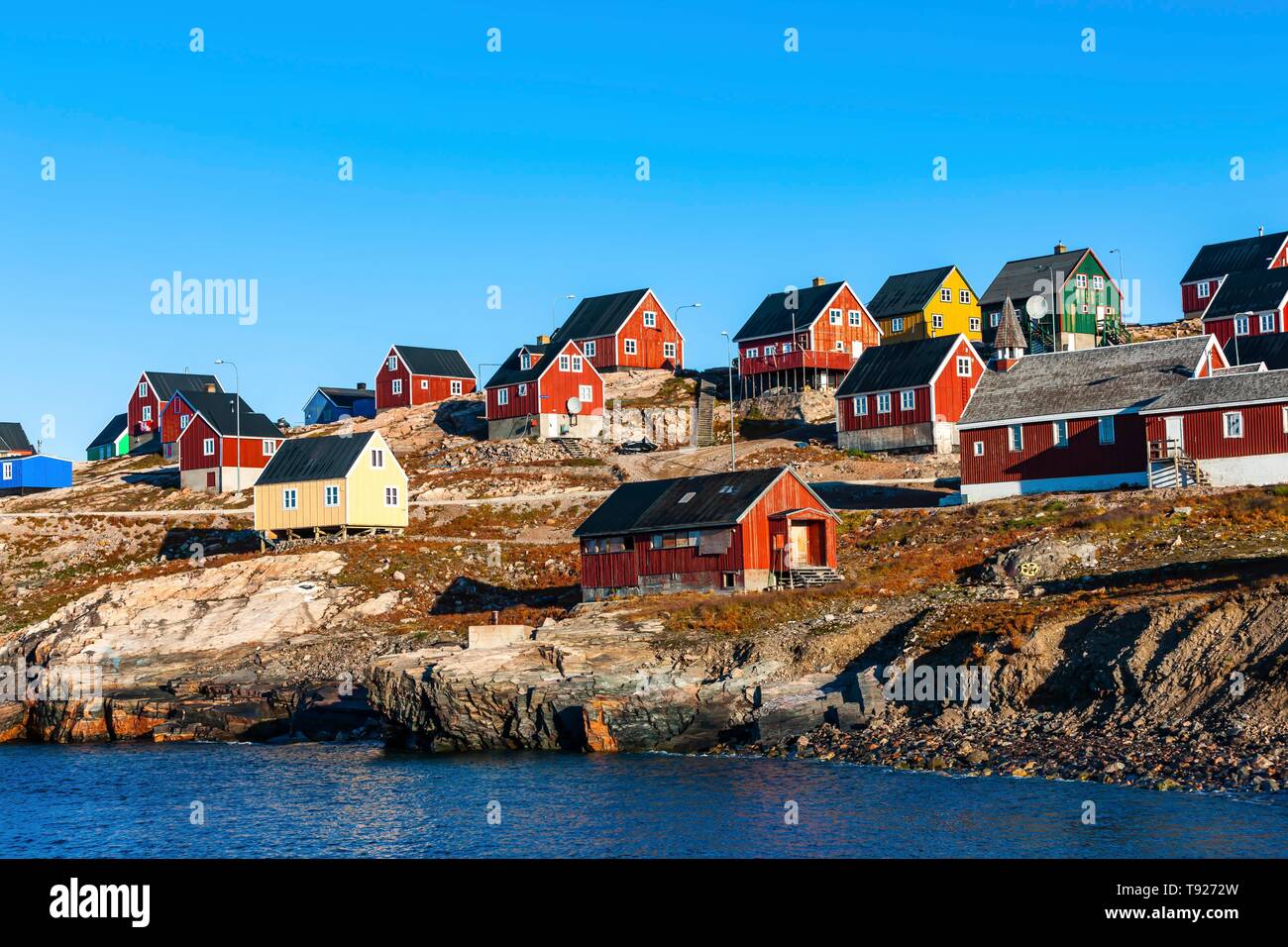 East Greenland City Ittoqqortoormiit, Scoresbysund, East Greenland