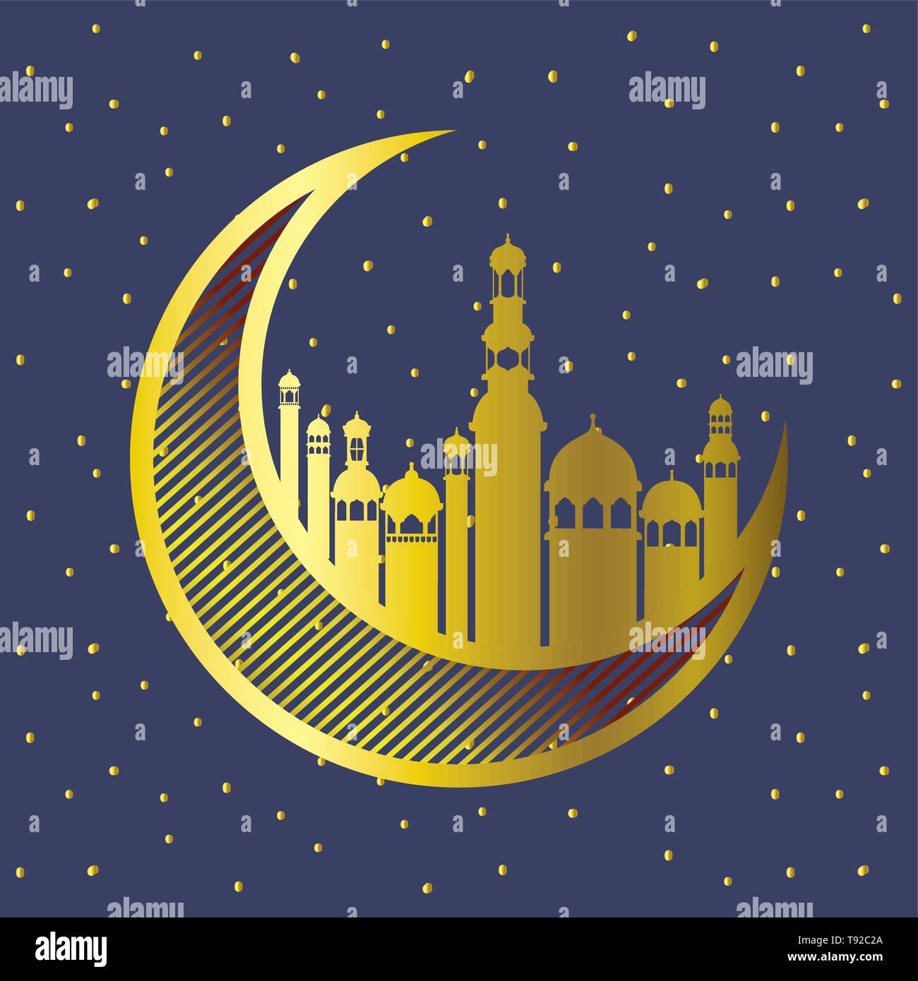 Crescent buildings Stock Vector Images - Alamy