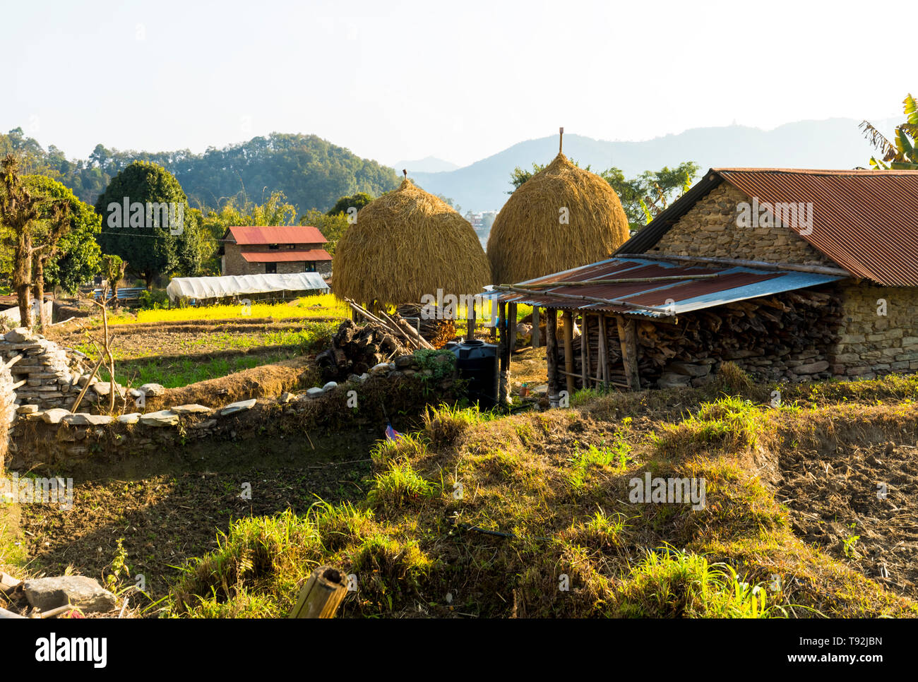 Nepal Rural House Nepali village house hi-res stock photography and images - Alamy