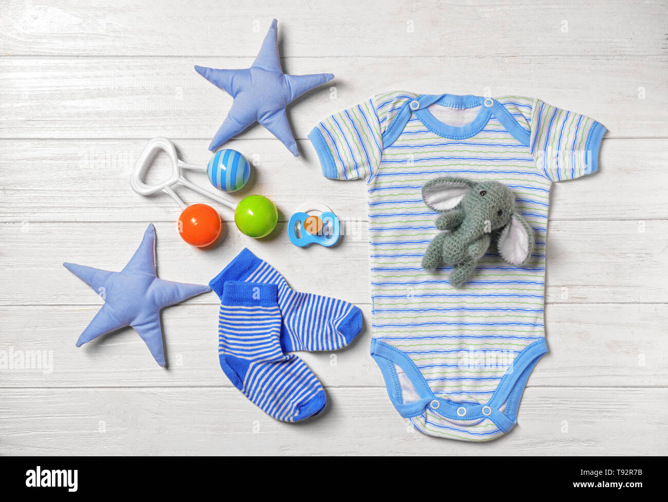flat lay baby photography