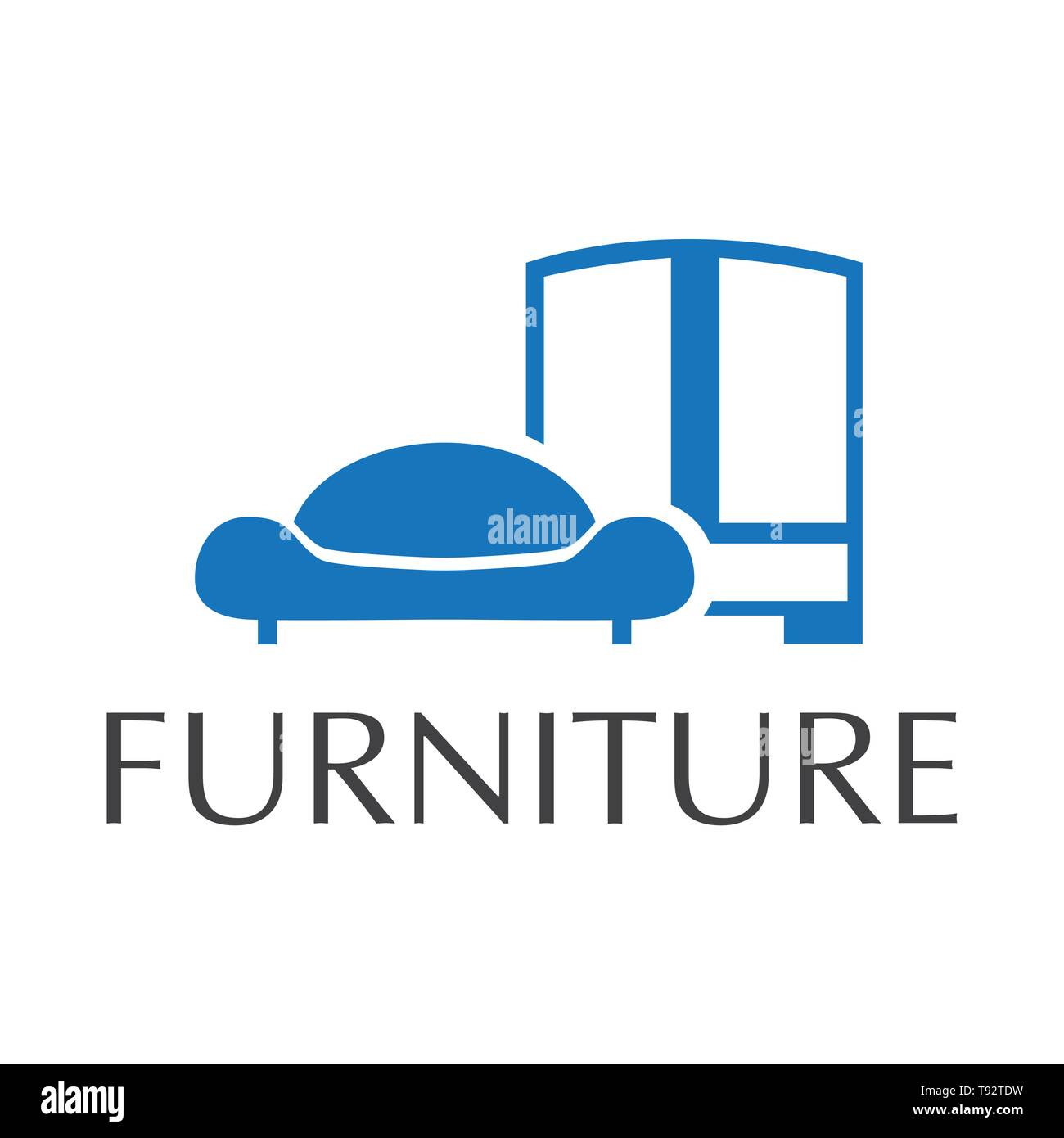 Furniture Sale Logo vector logo for shop selling furniture, sofa Stock Vector Image & Art ...