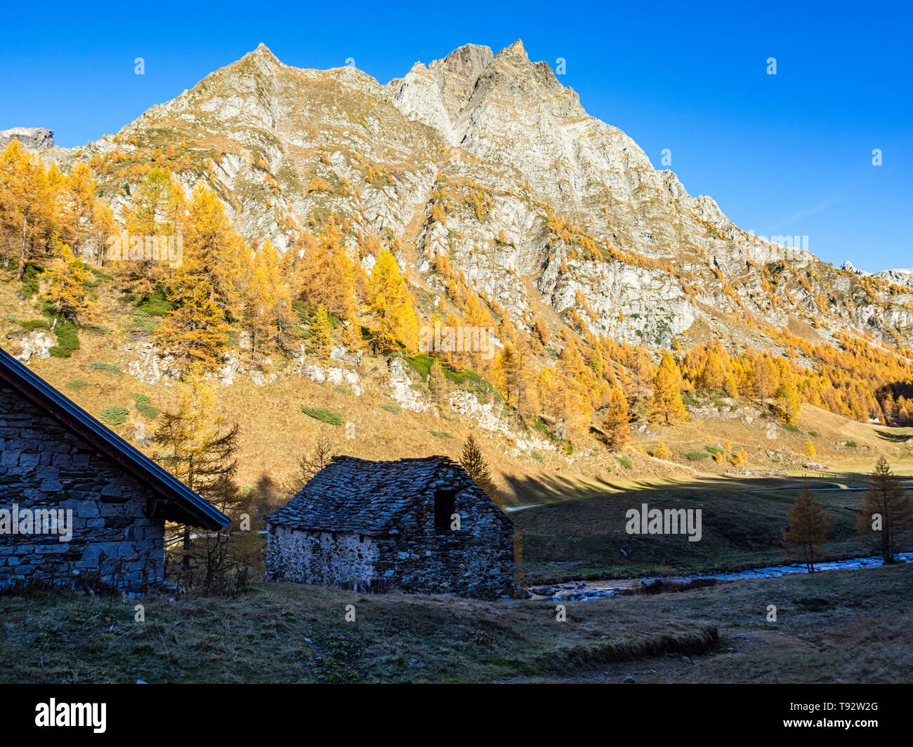 Landscape of Alpe Devero Valley Stock Photo - Alamy