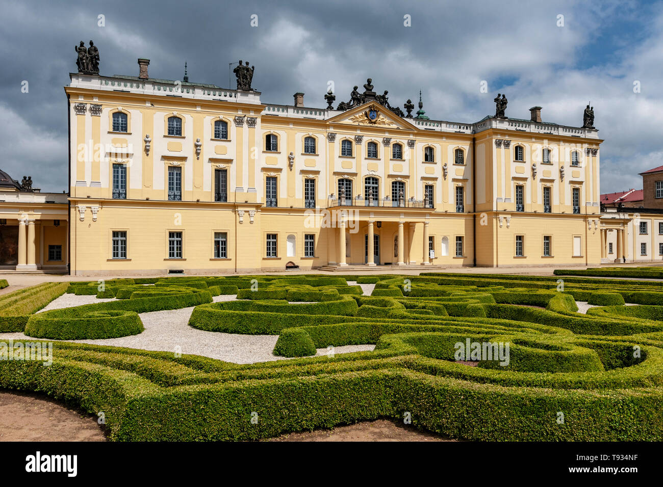 The Branicki Baroque palace and Medical University in Bialystok, Podlasie, Poland Stock Photo
