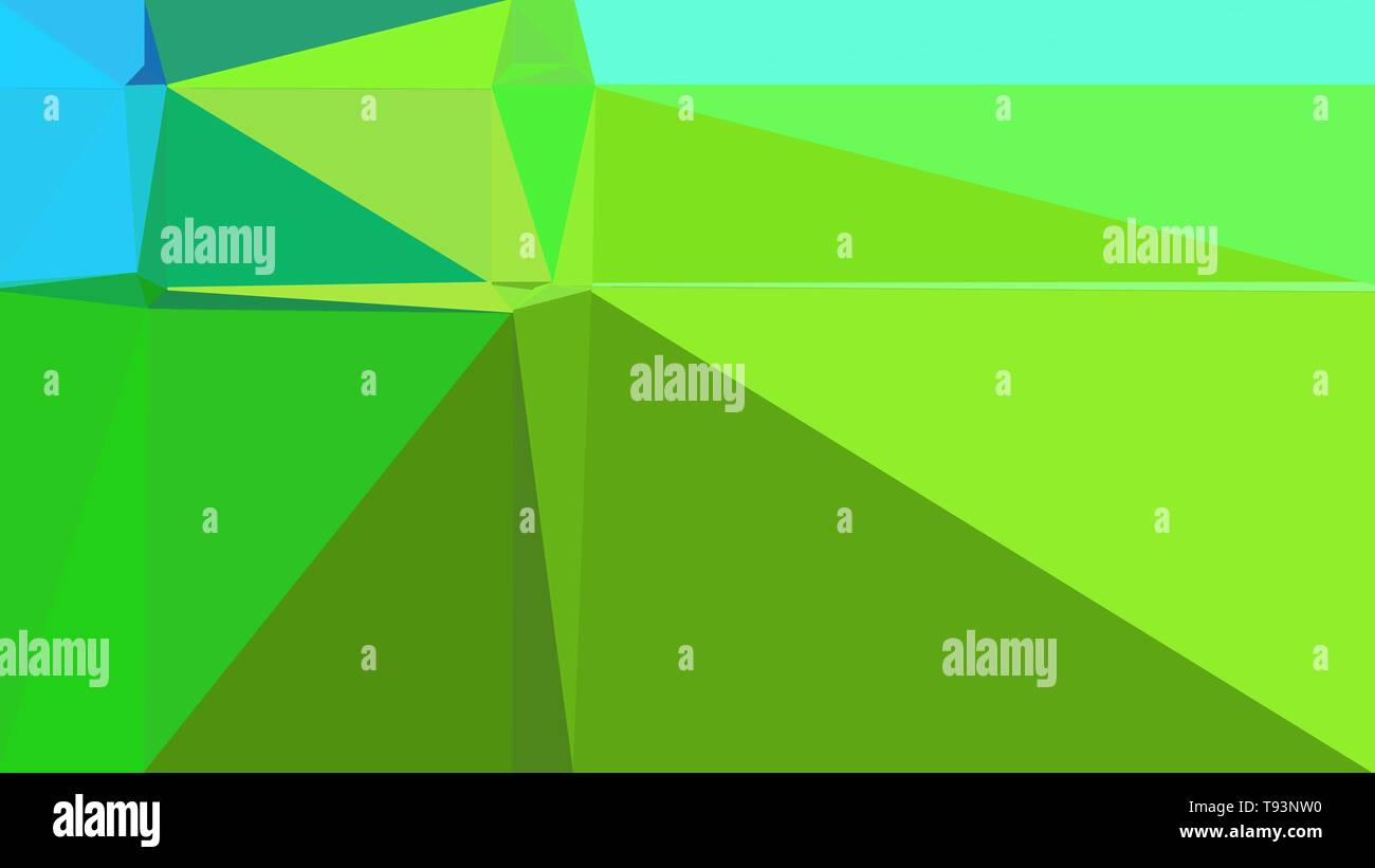 retro style triangle illustration. moderate green, turquoise and dark ...