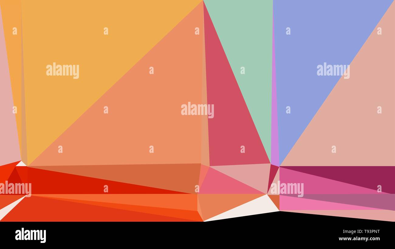 Geometric Dark Salmon Pastel Blue And Firebrick Color Background