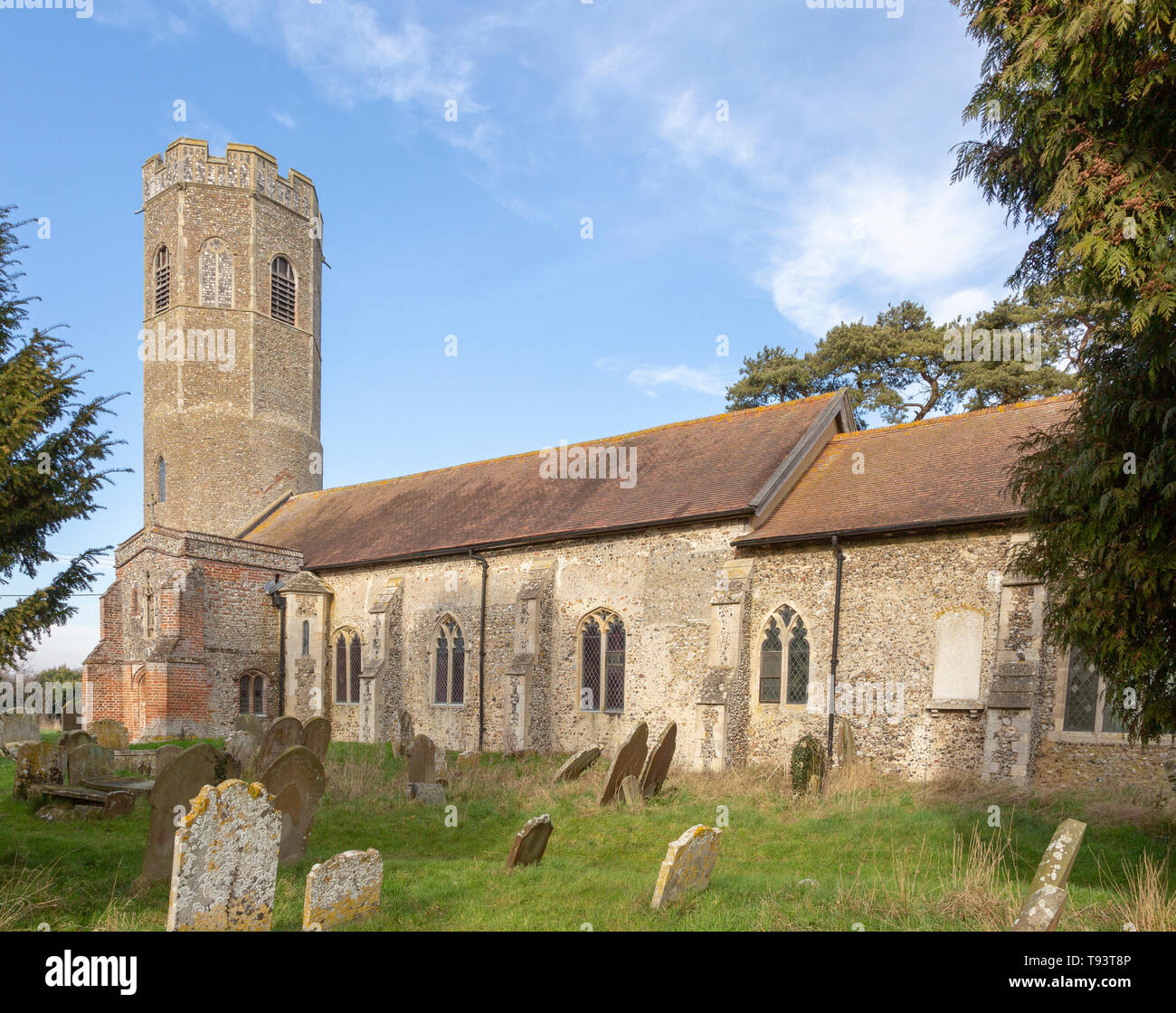 Church of Ilketshall St Andrew, Suffolk, England, UK Stock Photo