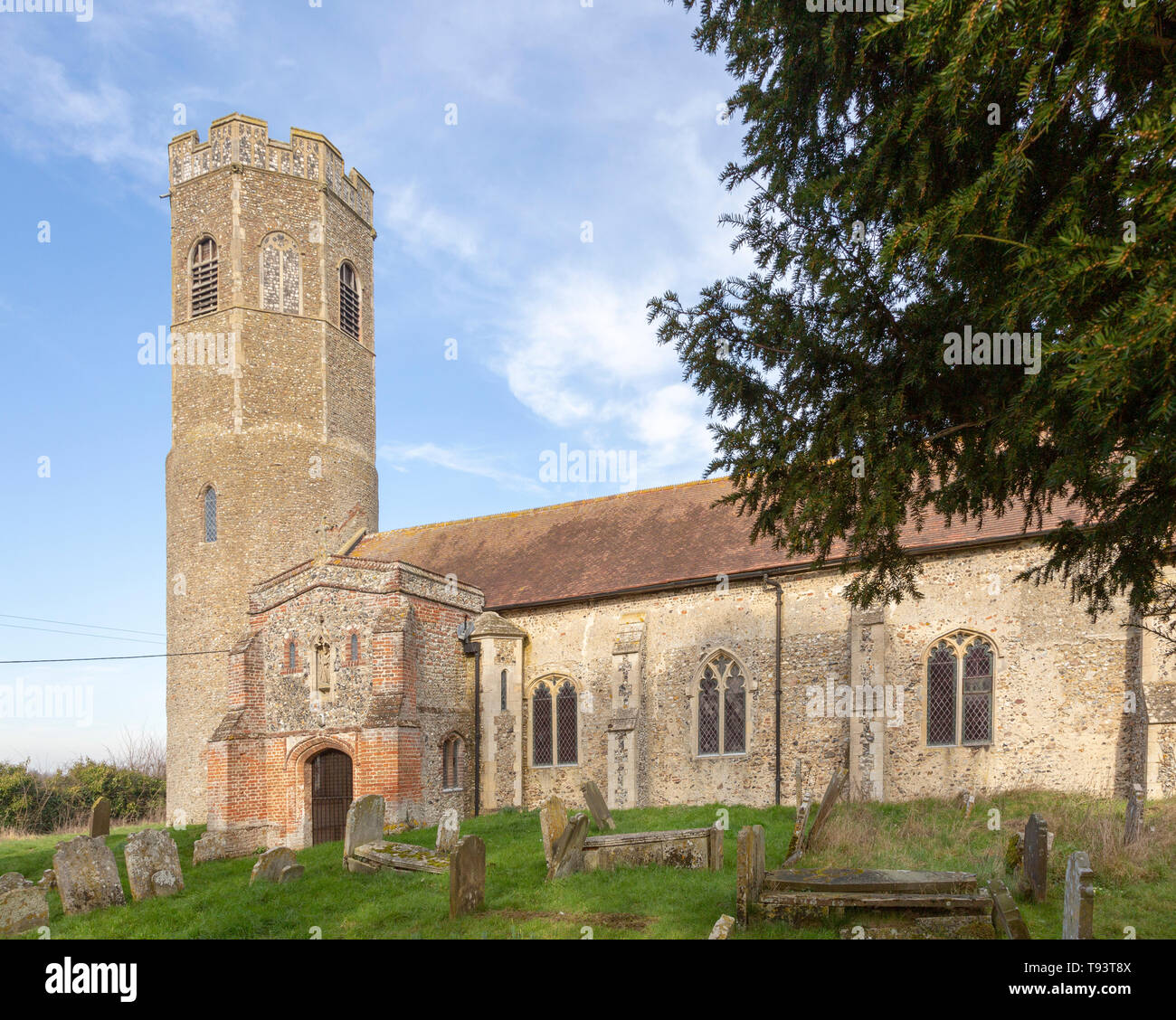Church of Ilketshall St Andrew, Suffolk, England, UK Stock Photo