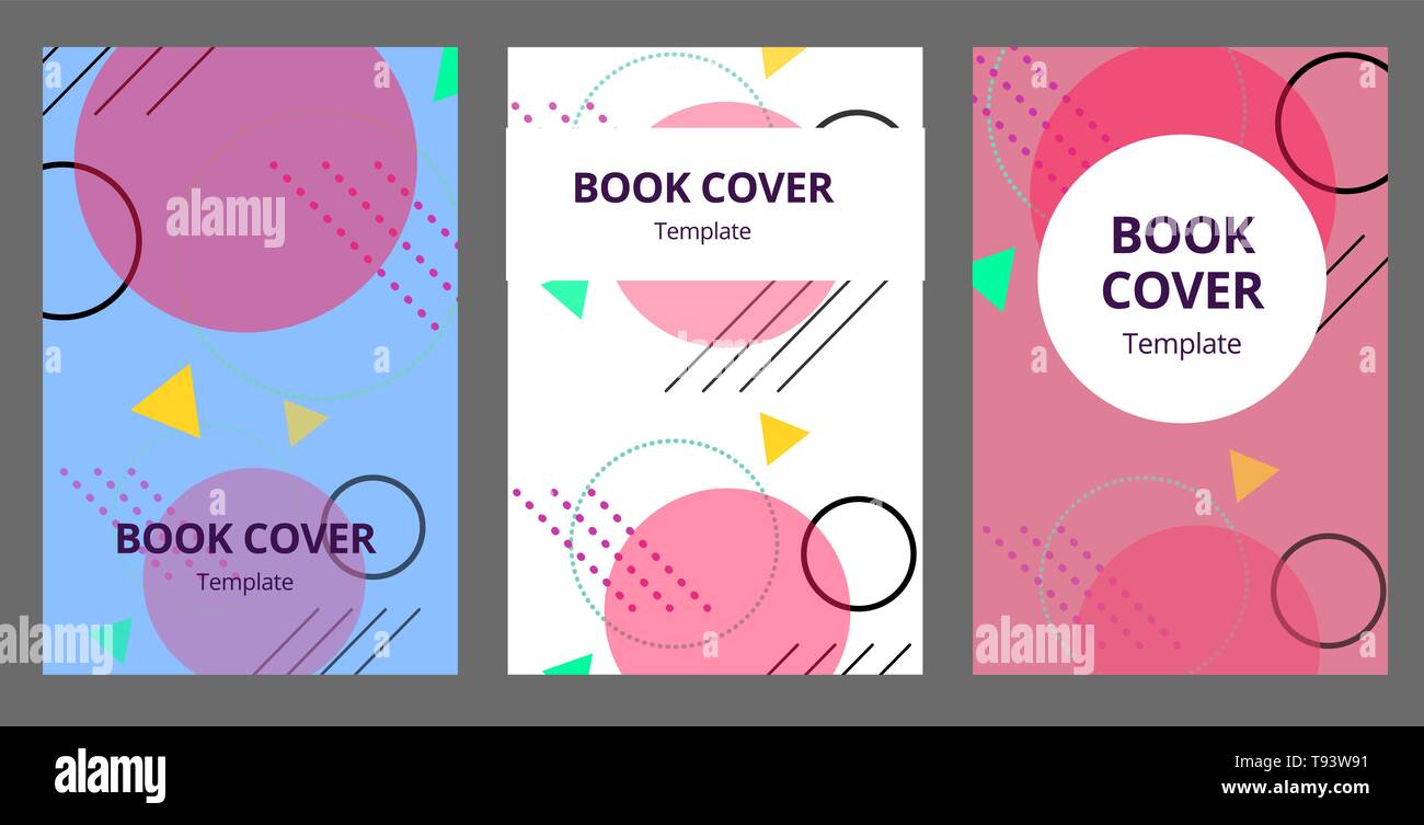 Abstract Composition Text Frame Surface A4 Brochure Cover Design