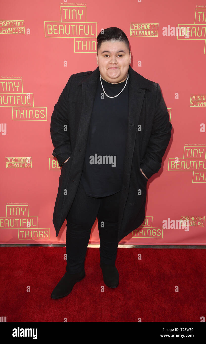 Pasadena Playhouse Presents The Public Theater Production Of Tiny 'Beautiful Things' - Opening Night Performance  Featuring: Jovan Armand Where: Pasadena, California, United States When: 14 Apr 2019 Credit: FayesVision/WENN.com Stock Photo
