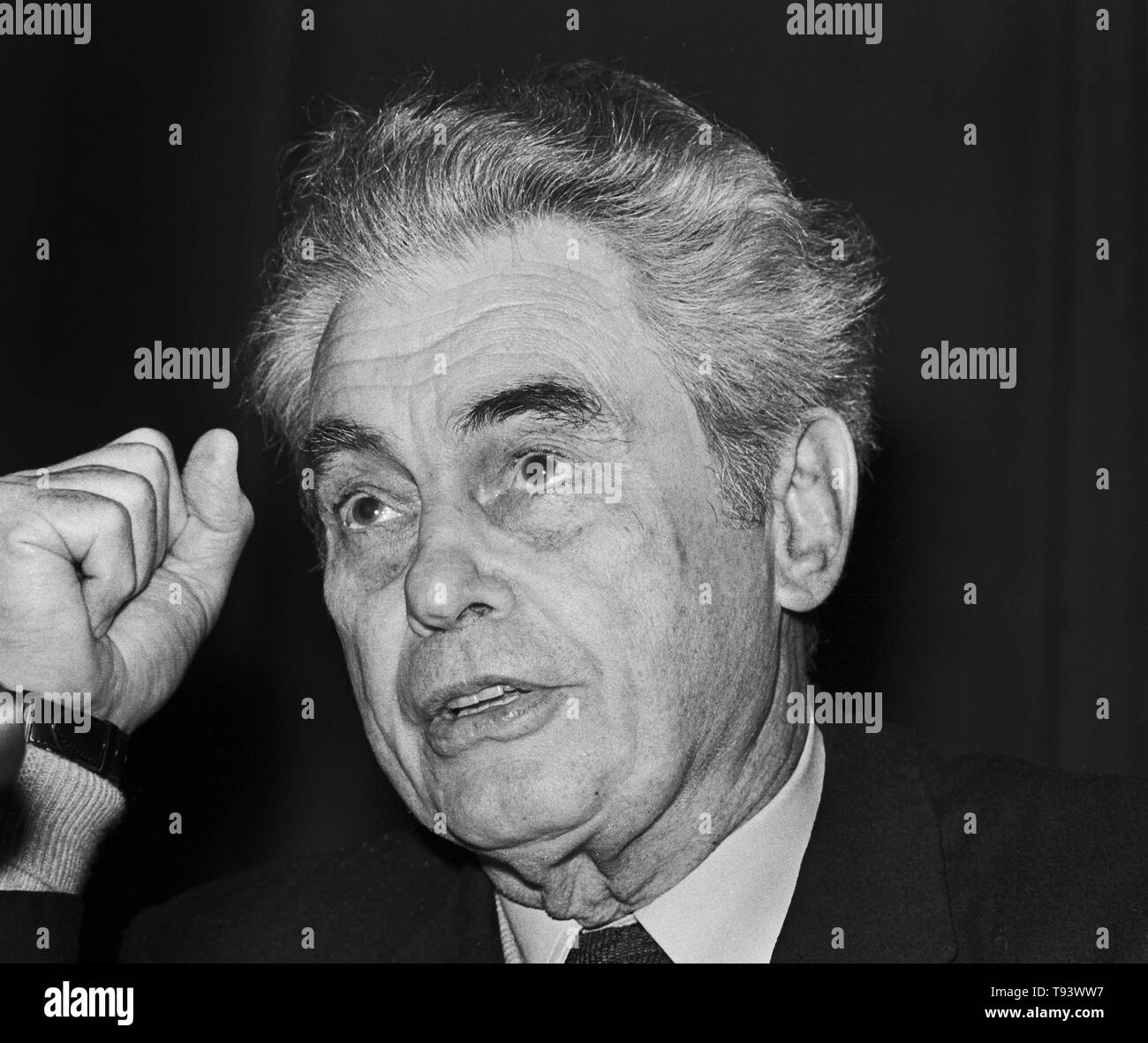 Film maker Joris Ivens, Amsterdam, Netherlands 1974, (Photo Gijsbert