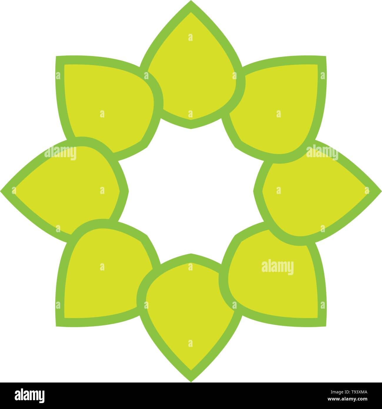 green leaf logo ecology nature element vector Stock Vector Image & Art ...