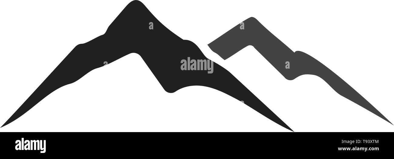 Minimalist Landscape Mountain logo design inspiration Stock Vector ...