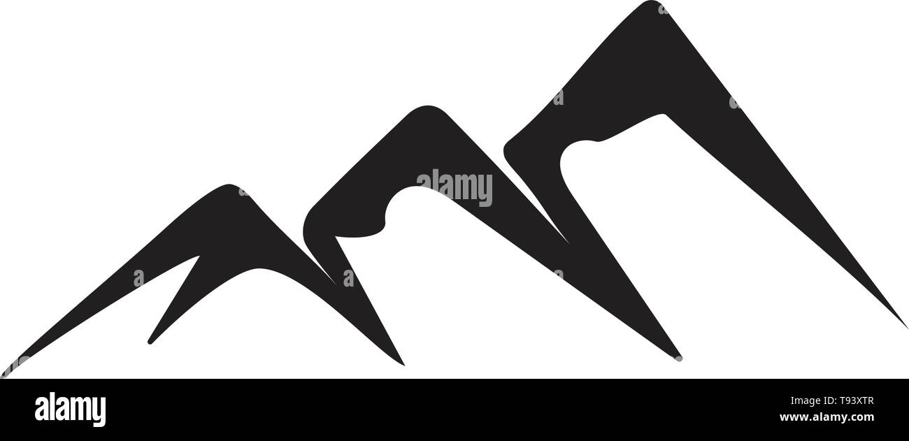 Minimalist Landscape Mountain logo design inspiration Stock Vector ...