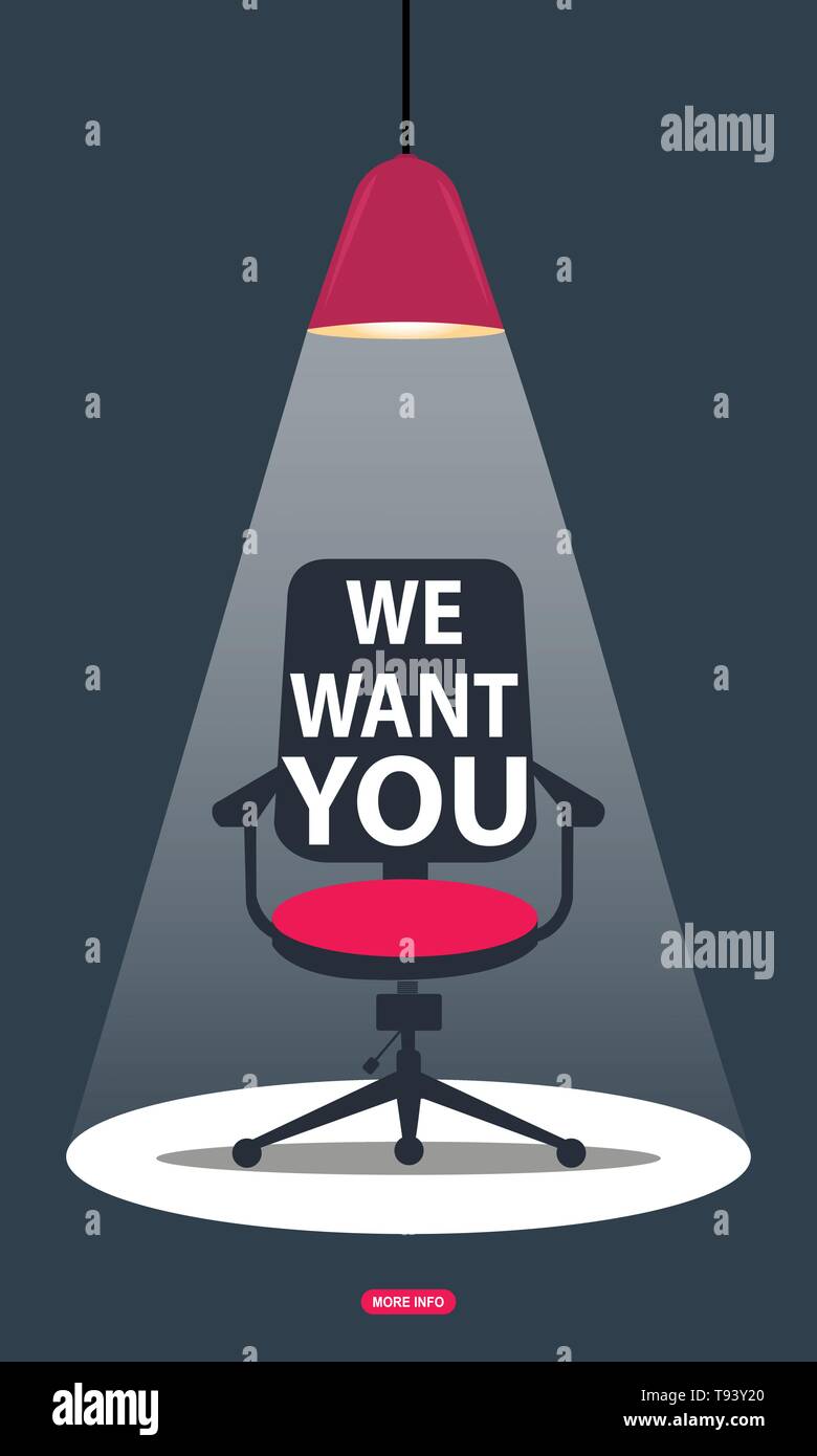 We Want You Poster Or Banner Design Job Vacancy Advertisement