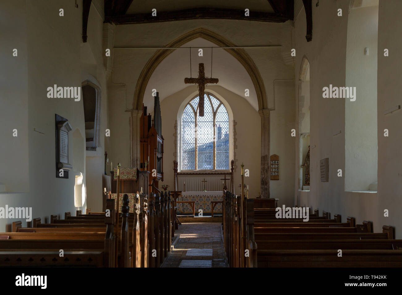 Church of Saint Andrew, Wissett, Suffolk, England, UK Stock Photo
