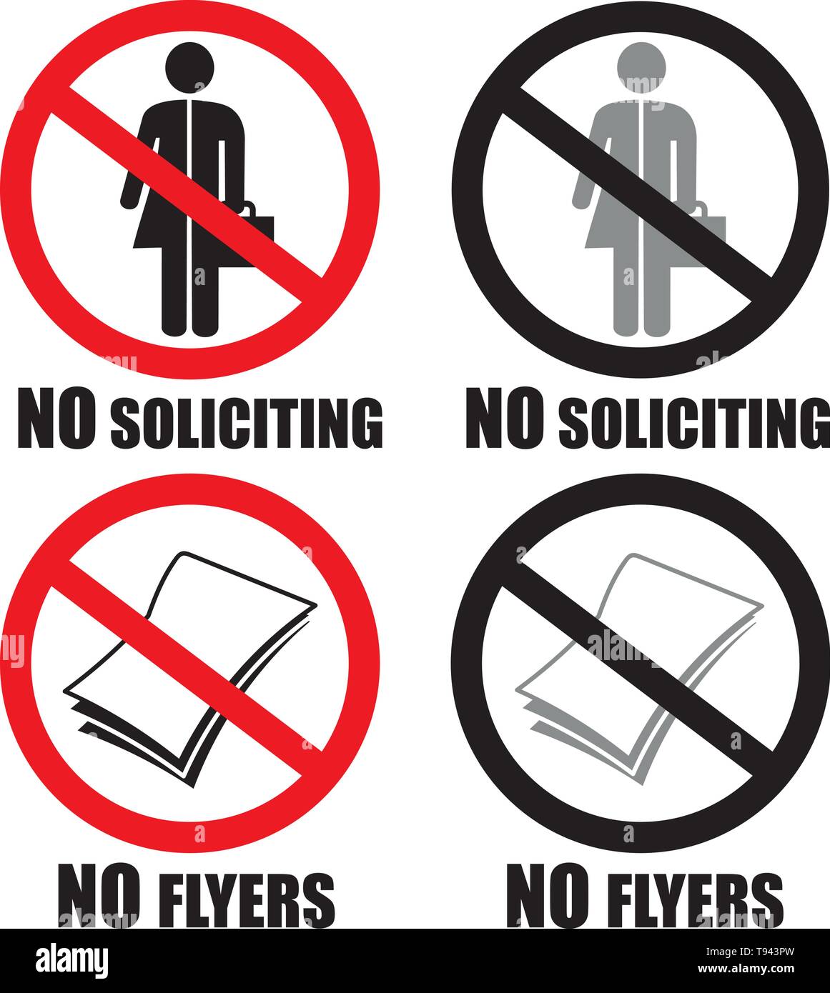 no-soliciting-unisex-and-no-flyers-allowed-at-home-symbol-sign-vector