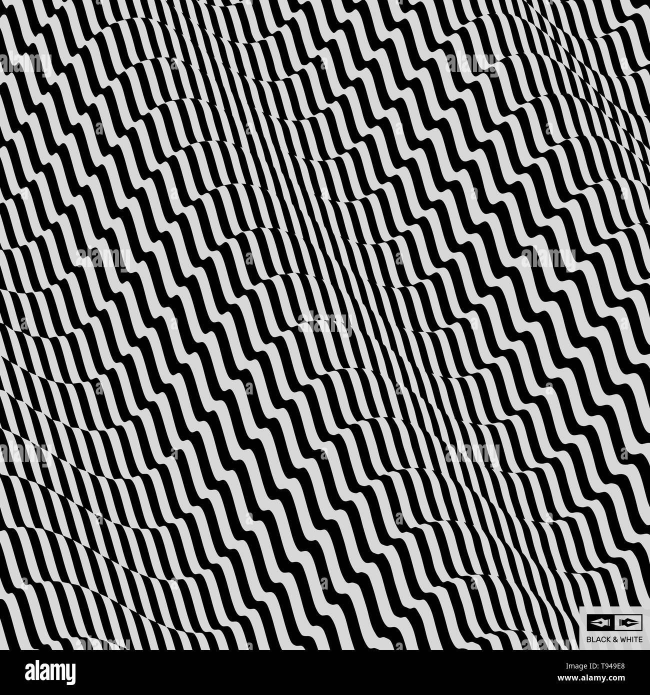 Abstract 3D geometrical background. Pattern with optical illusion ...
