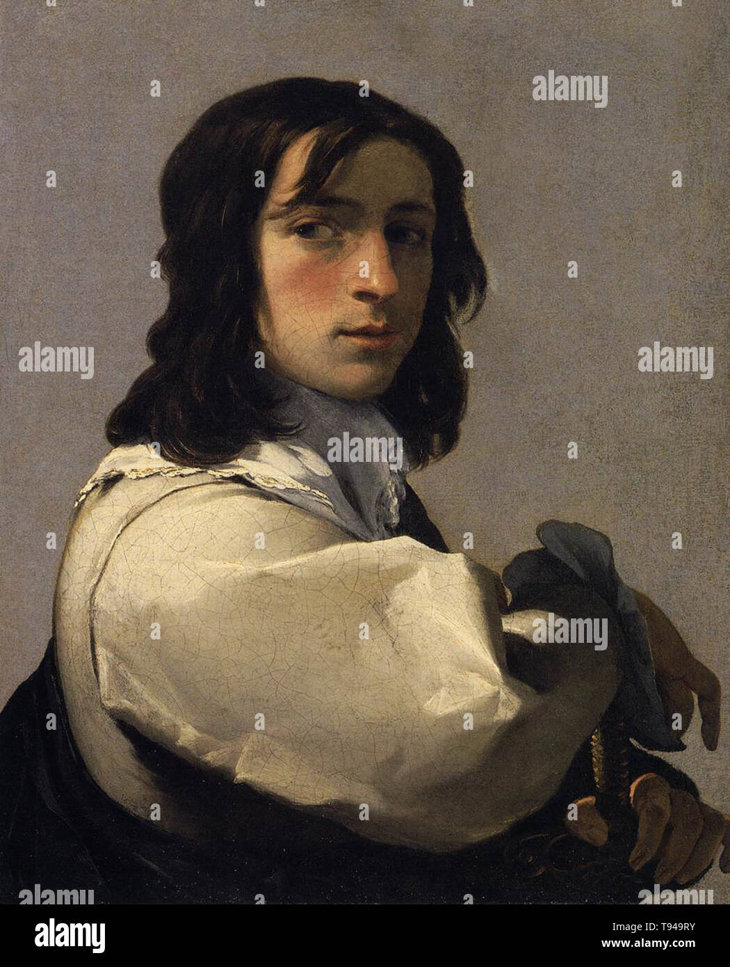 Le Sueur portrait young man c 1640 Stock Photo Alamy