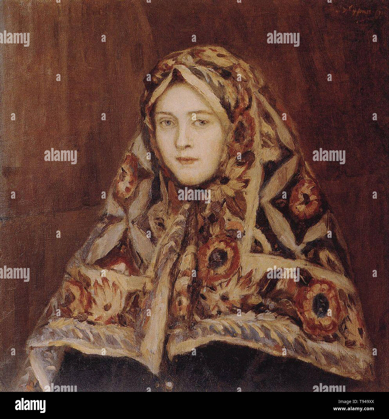Vasily Surikov - anfisa c 1905 Stock Photo - Alamy